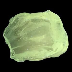 Amethyst Purple Translucent Art Glass Cullet Glowing Manganese Slag Glass #4GL82